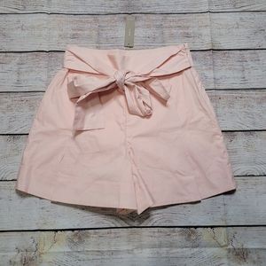 J. Crew Light Pink Tie Shorts